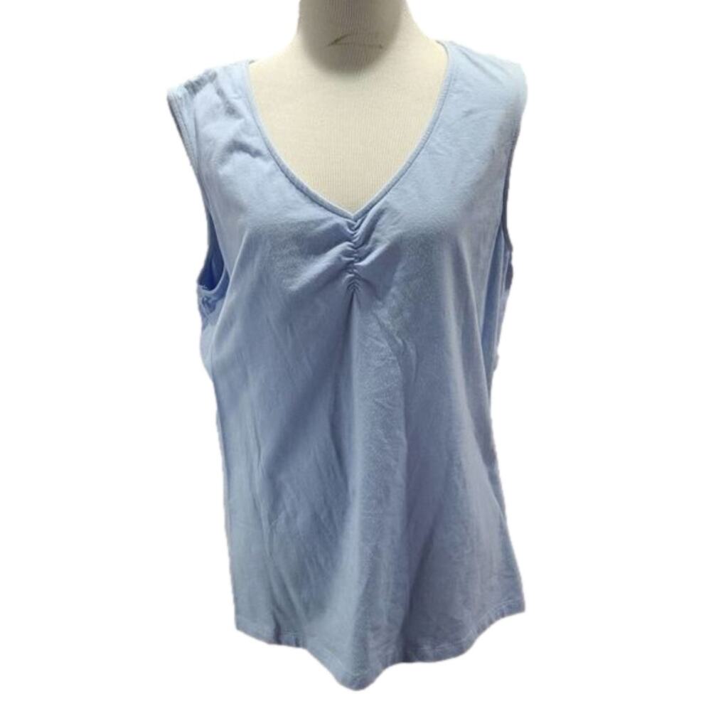 Croft & Barrow Light blue v neck tank